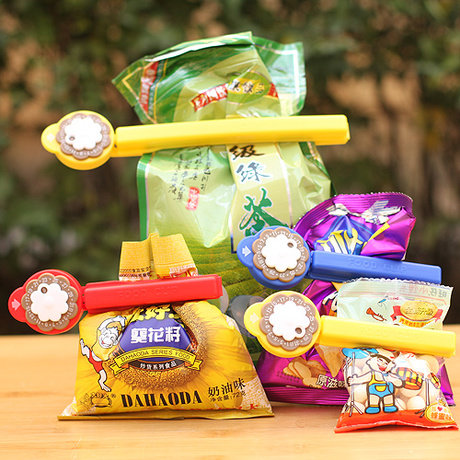 Japan Food Seal Clip Mark Date Seal Clip Moisture-proof snack clip Freshness Clip Food Bag Seal Clip