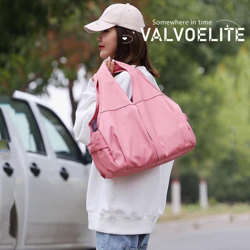 VALVOELITE new yoga bag female Oxford cloth small satchel with single shoulder fitness dry and wet separation high-end handbag
