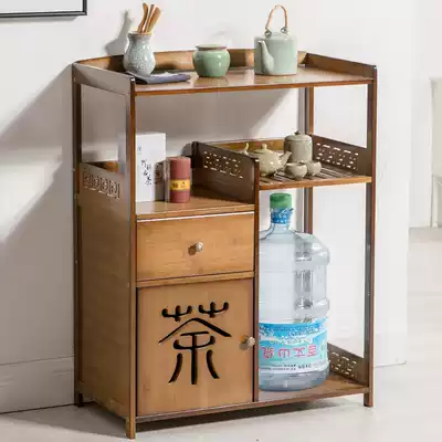 Dining cabinet water dispenser Cabinet Office living room household tea cabinet large bottled water shelf multi-layer pure water bucket cabinet