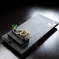 Чайный поднос Fish Play Lotus Room, 60*30*8 см
