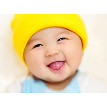 Baby pictorial wall stickers pregnant cute smile prenatal cute baby pictures wall stickers doll painting poster A330