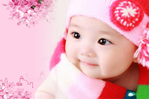 Boutique baby girl picture wall sticker baby photo poster pregnant woman beautiful girl big eyes cute baby baby cute baby Pictorial