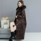 Mùa đông 2018 mới Hained fox lông trùm đầu áo khoác lông lỏng lẻo lông cừu cắt lông nữ dài áo khoác kaki lót lông