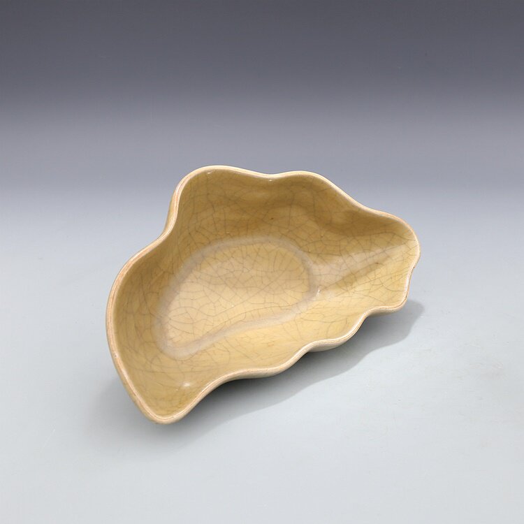 Song Brother Kilns Gold Silk Iron Thread Flower Mouth Wash Antique Porcelain Ancient Play Ancient Porcelain Ware Old Goods Old Stock Collection