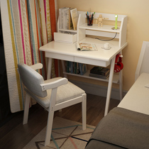 Nordic Solid Wood Little Desk length 60 70 80cm bedroom mini household width 45cm to learn computer tables