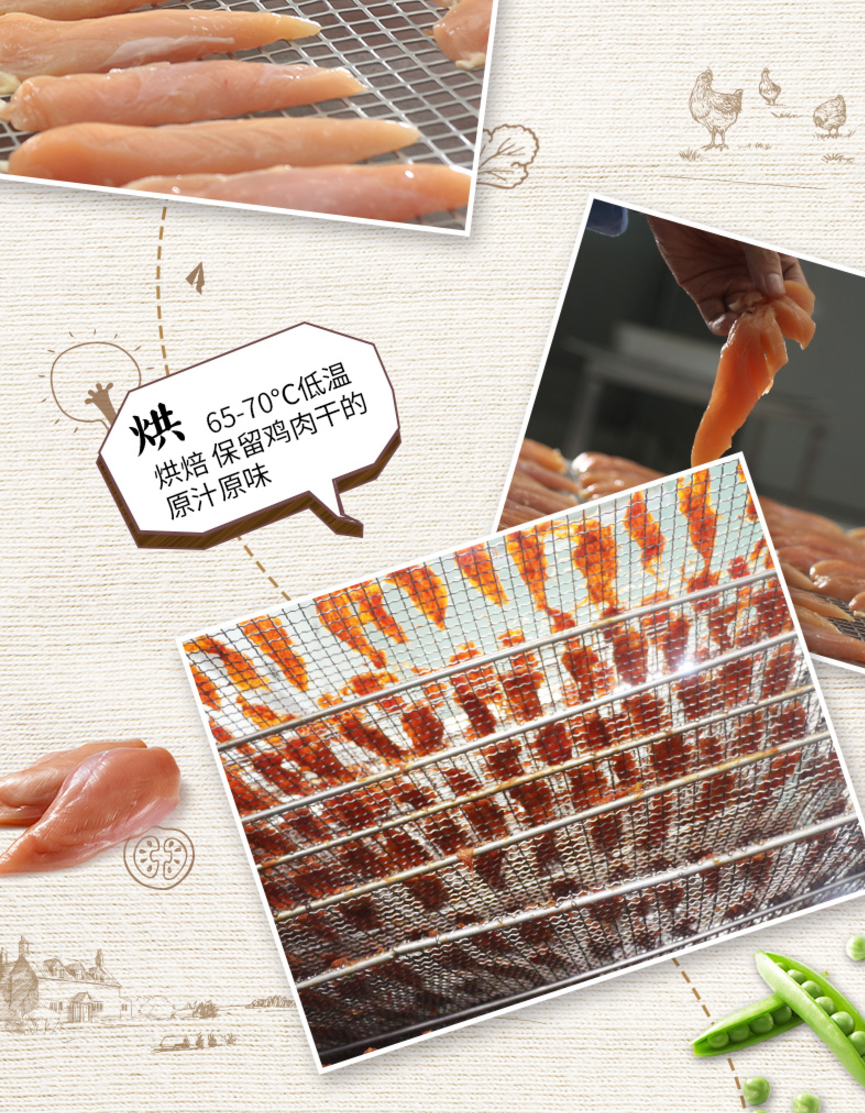 Chó cưng ăn vặt McFady gà khô 2kg răng hàm sạch Baole gà dải ức trọng lượng 1,9kg - Đồ ăn vặt cho chó hạt chó