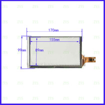 YH-889V4-FPC 7 inch capacitive touch feature sheet handwritten outside screen glass 170 * 99mm