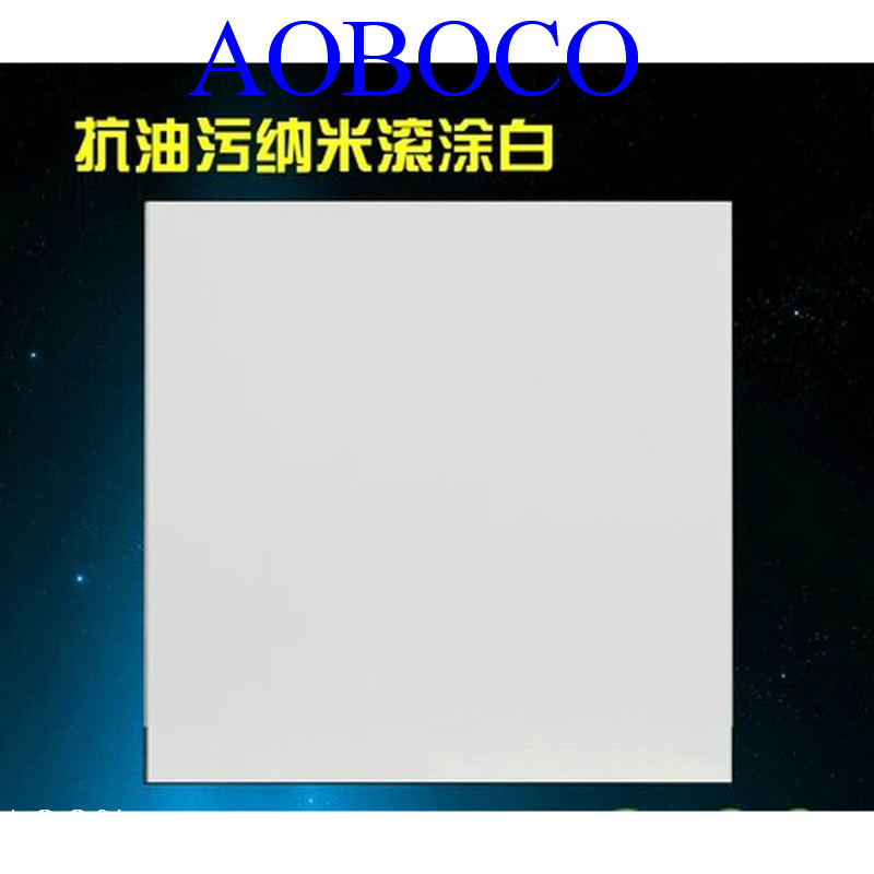 Integrated ceiling anti-oil stain roller coated pearly white ivory white ivory white pearl white pearl white 300 * 450 * 600