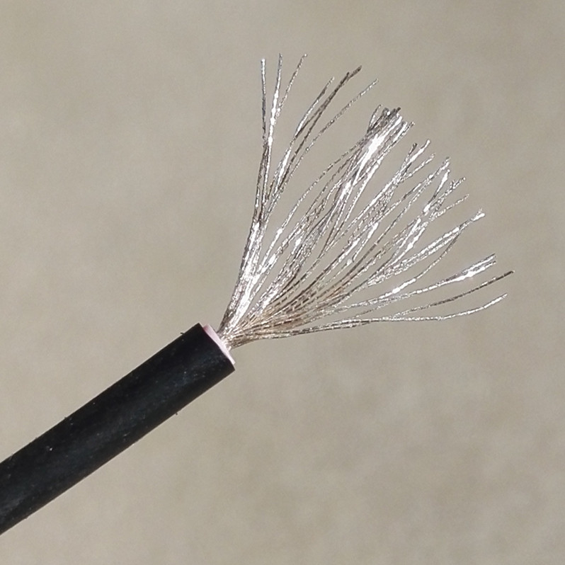 德国原装进口方芯银镀银线银片包裹凯夫拉纤维音频线耳机升级线