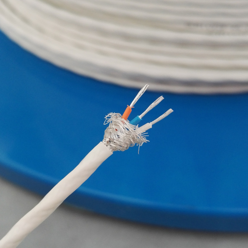 进口3芯特氟龙镀银线3X0.12平方航空级轻量化线材26AWG屏蔽信号线