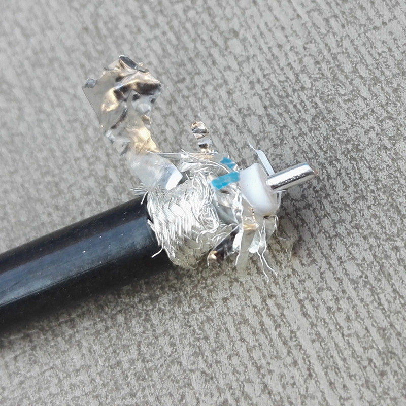 进口镀银同轴线双屏蔽信号线低损耗射频测试电缆
