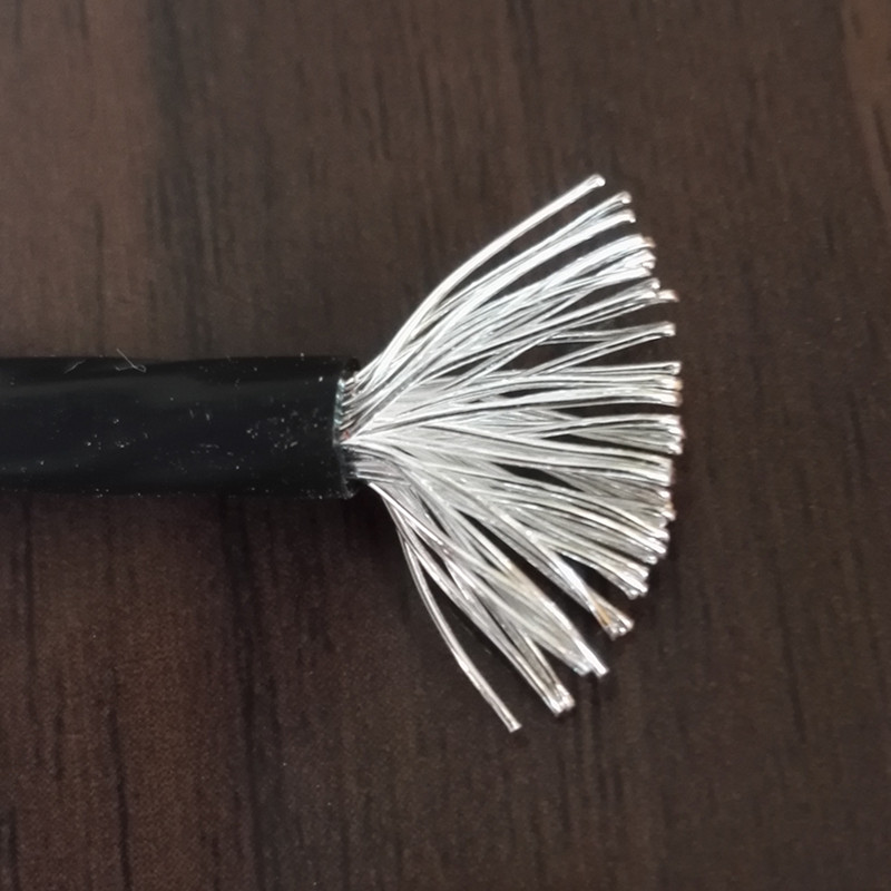 美国进口特氟龙镀银线电源线整线外径4.6MM线芯直径3.5MM