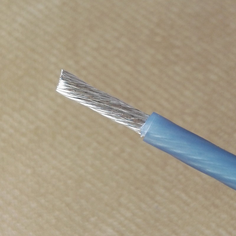 The United States imported Teflon silver-plated wire wrapped silver wire containing silver high old wire power cord machine connection wire close to sterling silver