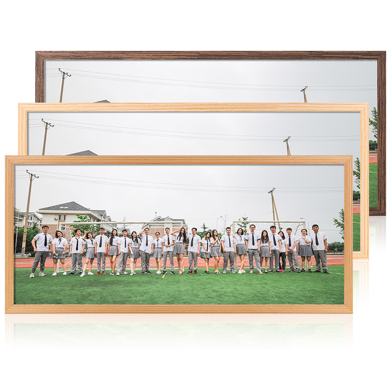 Graduation photo frame large group photo group photo photo frame long wall framed group photo set photo frame custom