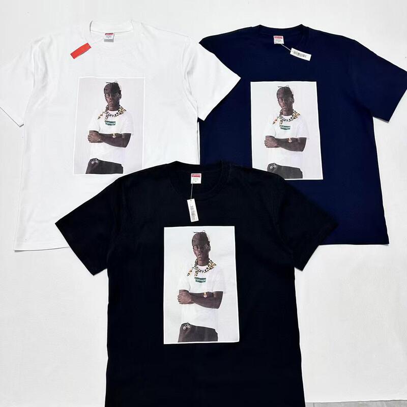 Z-Word Store Tyler the Creator Tee Taylor Character Photo Print Short-Sleeve T-Shirt Base Shirt
