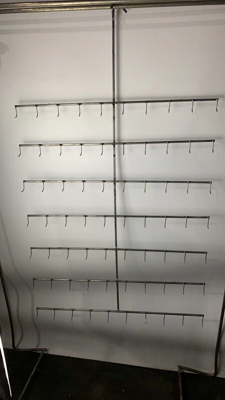 Spray Coating, Electrophoresis, Oil Spray, and Plastic Spray Universal Hanging Hooks and Fixtures.