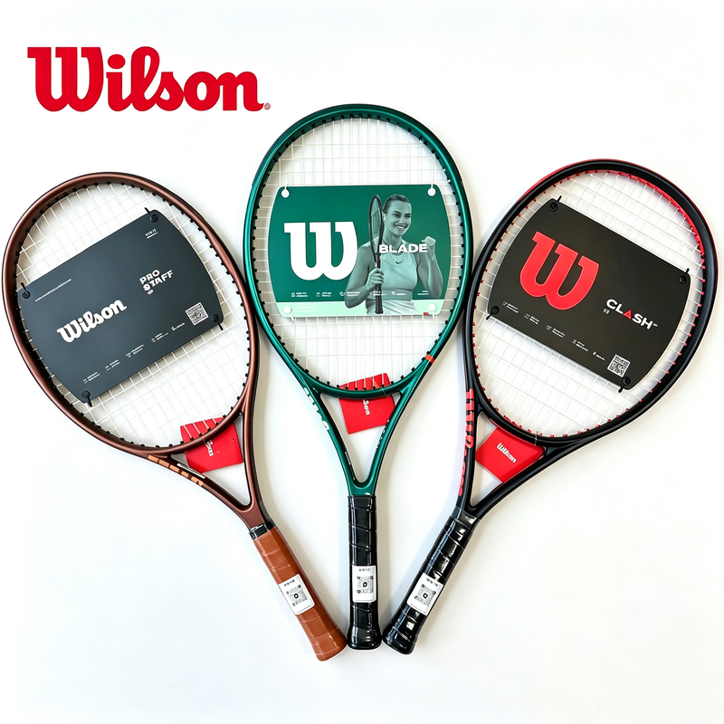 Wilson 2026 New Blade V10 Full Carbon Kidsren's Training Youth Professional Tennis Racket