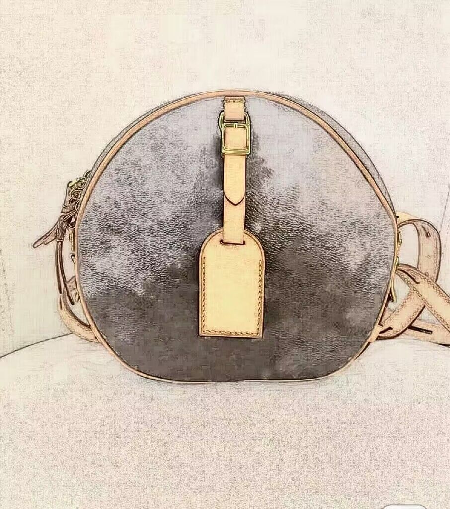 Maguest Round Cake Wrap paper version Single shoulder shoes Small Round Bag Cardboard Hardware Replacement Handmade DIY-Taobao