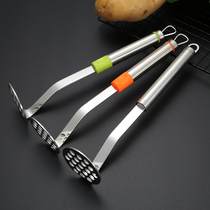 Thickened stainless steel mashed potato puree potato press sweet potato fruit masher creative gadget