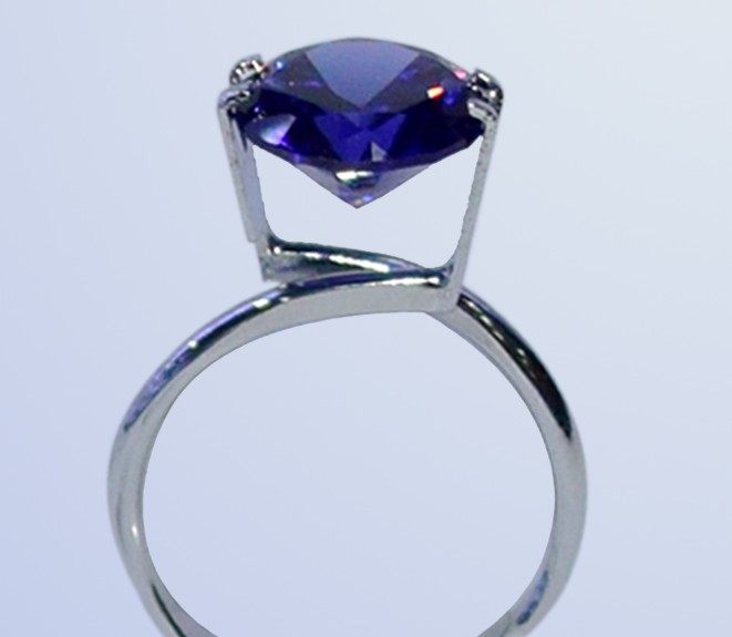 Ring-style diamond claw nude stone claw ring naked drill with test wearing claw nude stone clip jewel claw ring claw