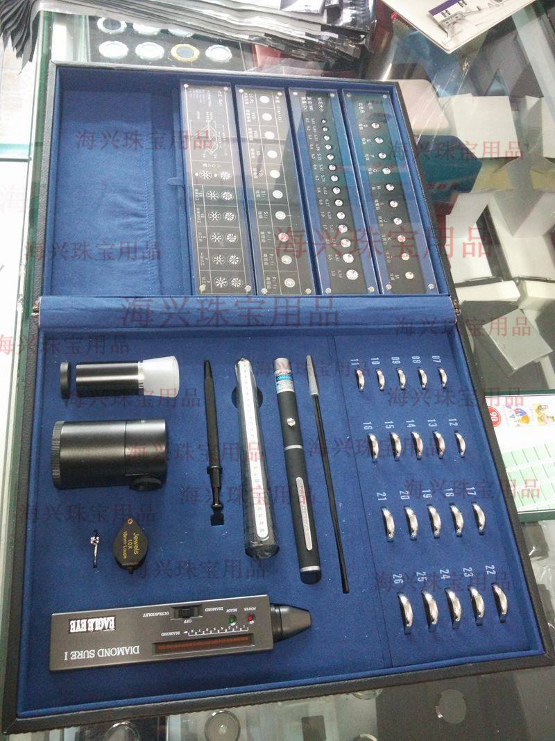 Special price jewelry diamond ring sales advanced identification testing box Diamond 4C grading colorimetric size tool set package
