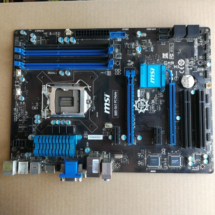 MSI microstar B85-G41 PC Mate 1150 pin DDR3 fully independent luxury large board B85 motherboard