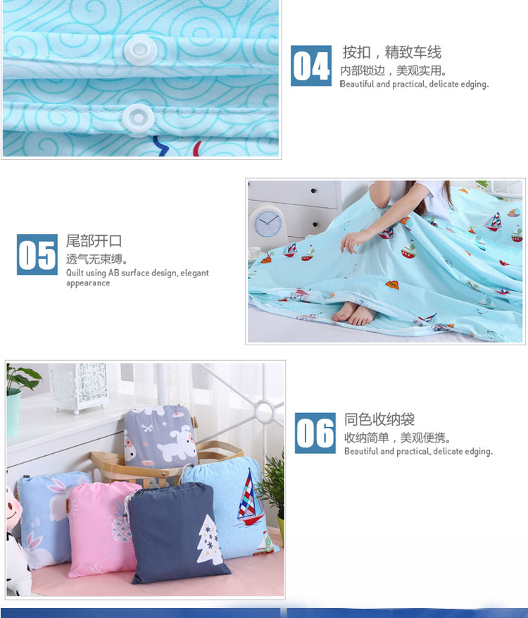 Vệ sinh khách sạn cotton túi ngủ người lớn du lịch ngoài trời du lịch cần thiết siêu ánh sáng trong nhà khách sạn trên tấm bẩn