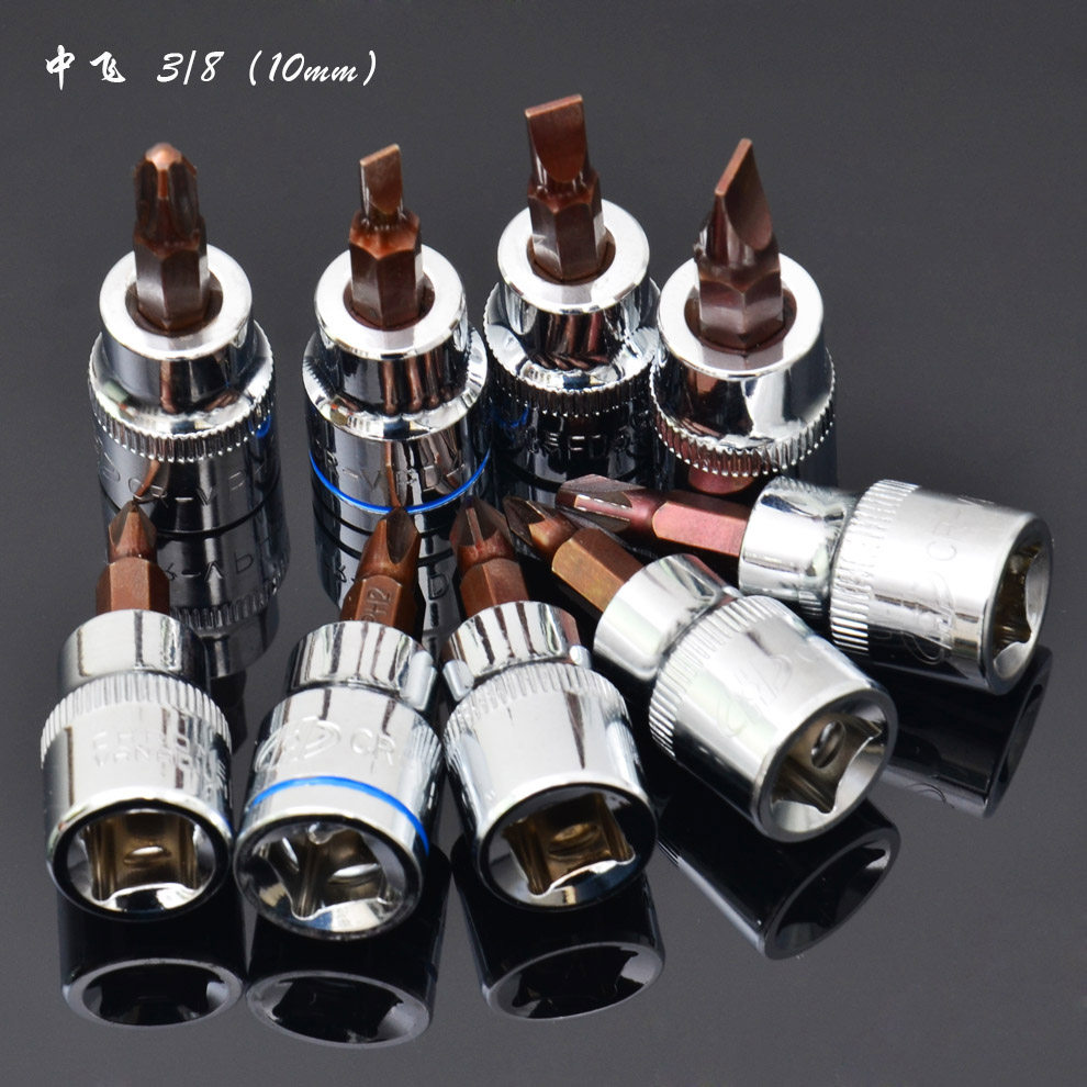 Huafeng giant arrow pressure batch sleeve to fly 3810m m-word cross rice-shaped rotary tool sleeve head sub-head batch head