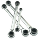 Shangjiang Ratchet Wrench Tool Two-way Quick Four-Open Plum Blossom Wrench Automotive Repair Hardware Tool