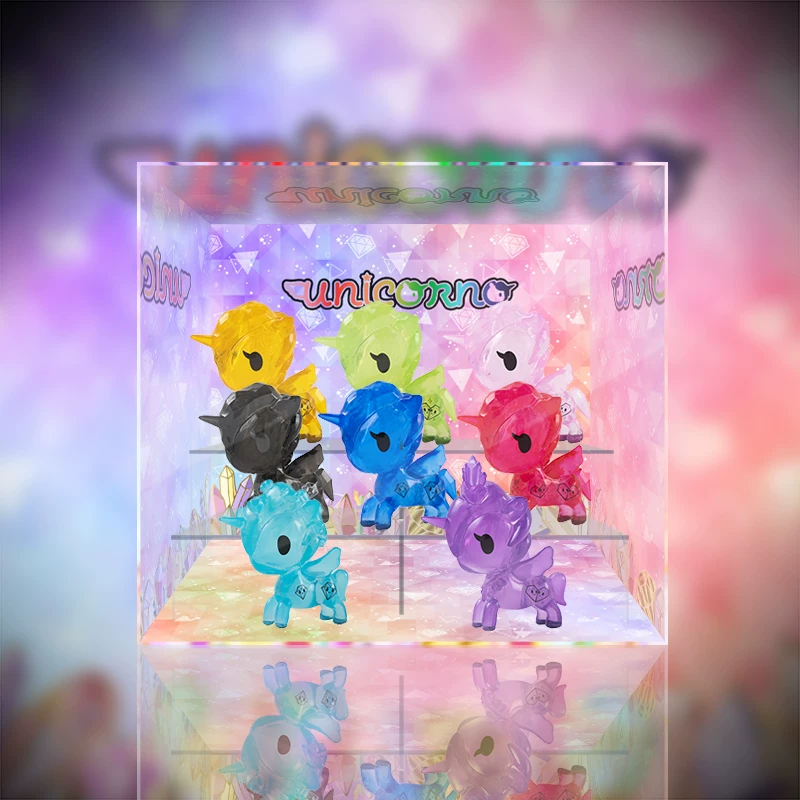 [Dustless] Tokidoki Tao Qiduqi unicorn diamonds, blind box storage display rack dust box