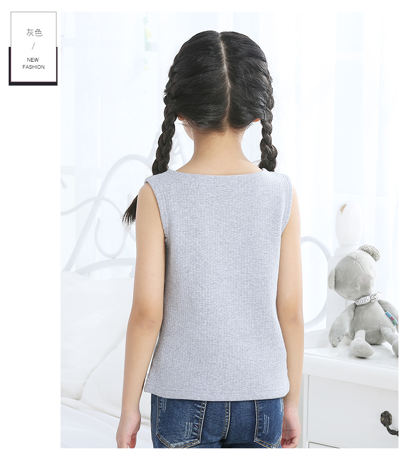 Mùa thu và mùa đông trẻ em áo vest cotton cộng với áo nhung dày ấm áp nữ sinh tiểu học không tay vest áo lót nam áo gile len cho bé sơ sinh