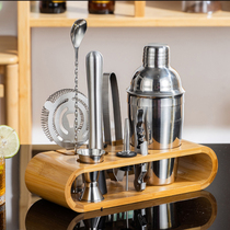 Stainless Steel Drinker Suit Cocktail of wine Wine Glass 10 Pieces Suit Bar Tool Snowk Pot Blend Wine Full Set