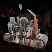 304 stainless steel wine-mixing machine suit with containing rack Xueke pot shake-up wine bar Home Wine Conditioning Tool