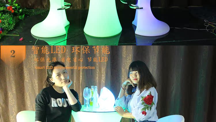 Điều khiển từ xa LED cao bàn ghế nội thất sáng tạo vui vẻ lãng mạn KTV thanh bàn thanh bàn ghế bàn cà phê phân - Giải trí / Bar / KTV ghế bar cafe