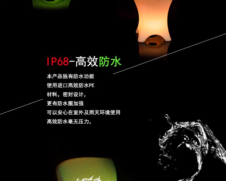 Đèn LED trực tiếp ghế sofa sáng tạo đầy màu sắc LED bàn ghế khách sạn kết hợp đồ nội thất thẻ ghế cà phê bàn ​​thanh phân - Giải trí / Bar / KTV