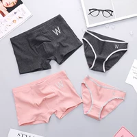 Mới 2 Pack Cặp đôi Đồ lót Cotton Cám dỗ Hấp dẫn Dễ thương Sáng tạo Hot Bộ đồ lót Sexy đồ lót ibasic