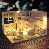 Деревянная вилла, детская музыкальная шкатулка, «сделай сам», подарок на день рождения