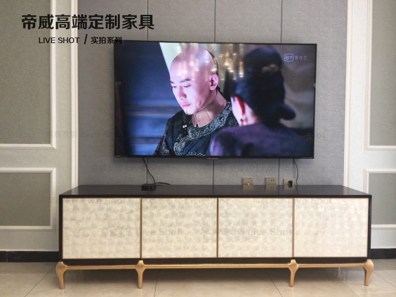 Sau khi mới cổ điển tủ TV gỗ hiện đại vỏ thời trang lưu trữ bề mặt ánh sáng Mỹ nghe nhìn TV tủ tủ sang trọng - Buồng tủ quần áo gỗ giá rẻ