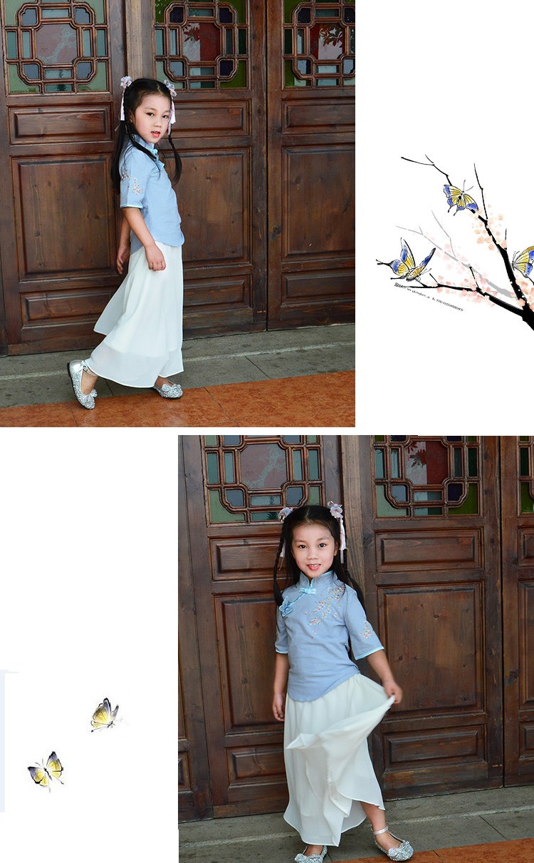 Cha mẹ và con trang phục Tang phù hợp với phong cách Trung Quốc mother-in-law Hanfu 2018 mới nữ của phụ nữ Cộng Hòa của Trung Quốc gió trang phục cho thấy hiệu suất quần áo