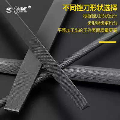 High carbon steel diamond damper knife Alloy triangle file Hand grinding tool woodworking shorty semicircular damper imported small damper knife