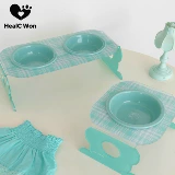 HC Запатентованная мята зеленая сетка милая девушка Yayli Pet Bow