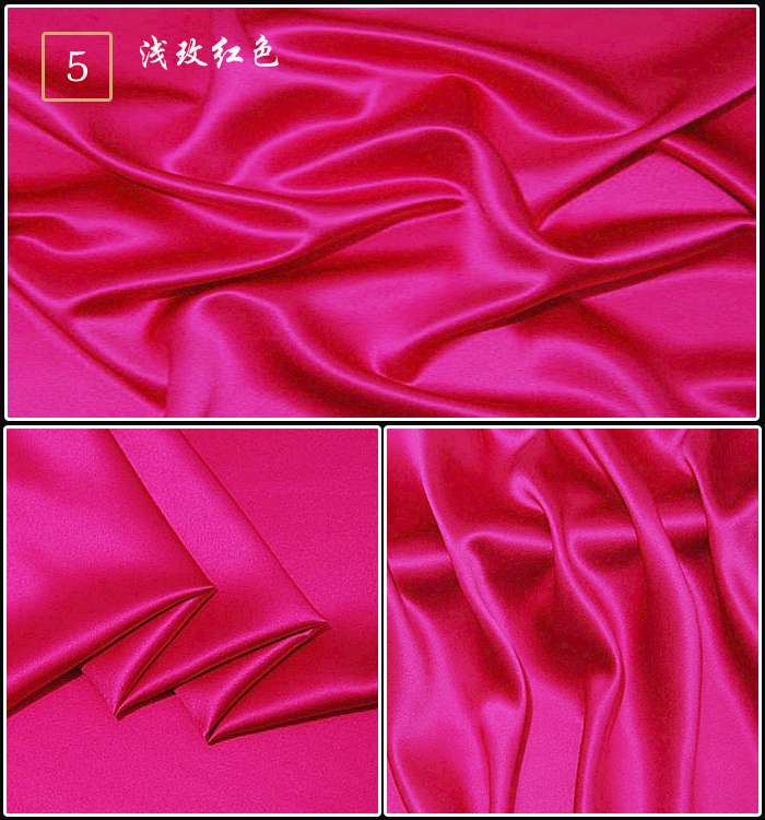 Lụa nặng màu 30 m 绉 绉 satin nặng satin satin sườn xám lụa satin vải lụa - Vải vải tự làm vải thô trắng