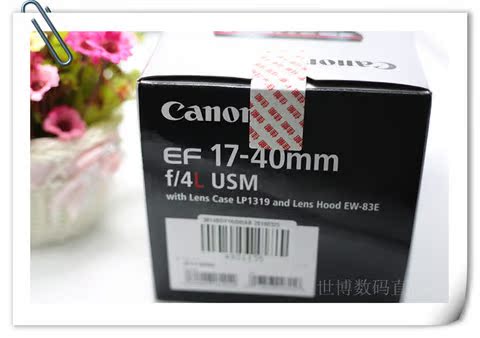 SF Canon EF17-40MM F4L USM ống kính góc tròn màu đỏ góc rộng mới du lịch ngắm cảnh