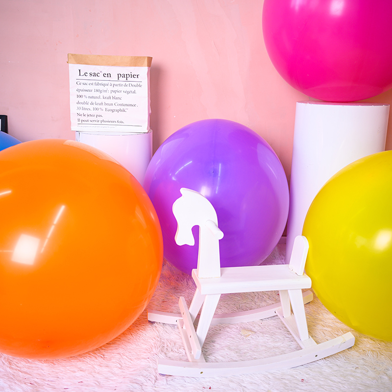 Seven-day Valentine's Day Balloons Adorn 36-inch Atmosphere Ball extra-large 90cm Wedding Helium Balloon Floating Open Space Burst Balloons