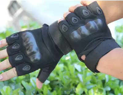Special Forces tactical gloves outdoor sports half-finger gloves men riding non-slip wear-resistant finger training gloves