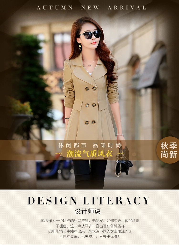 long bubble coat 2022 autumn new women's Korean version fashion and elegant office slim temperament coat windbreaker parka coat