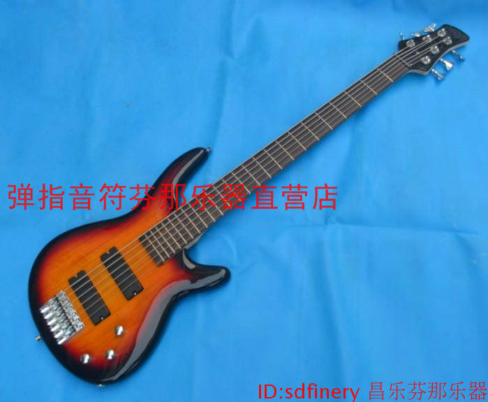 Sunset 6 Strings Students Practice Electrobass 6 String Sunburst Eclectric Bass F-1242