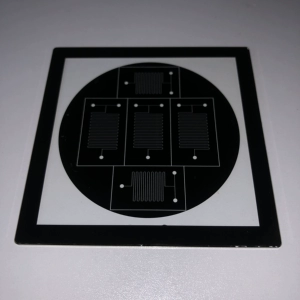 Микрофлюидная маска с хромированной пластиной на основе чипа PDMS, фотолитографическая маска на основе натриевого стекла, 3/4/5 дюйма