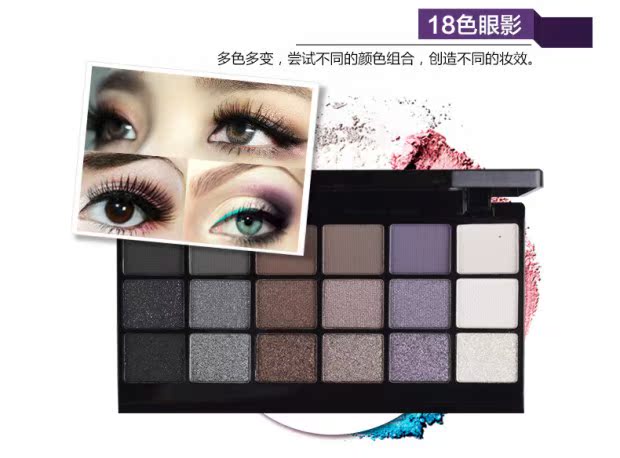 Bảng màu thành phố Variety 22 bảng màu trang điểm Phấn mắt Bộ son môi màu đỏ trang điểm chính hãng - Bộ sưu tập trang điểm phấn má canmake