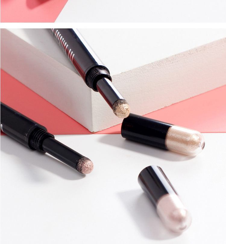 儿 美 UNNY 优 宜 卧 Mắt phóng đại ngọc trai Bút phấn mắt Champagne Pink phấn mắt romand